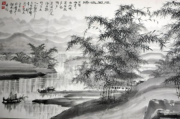 2013年3月6日，陶瓷雕刻绘画艺术家朱立民书画作品。 (3).JPG