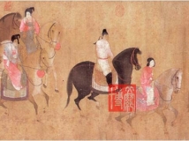 唐.张萱周昉《唐宫仕女图》