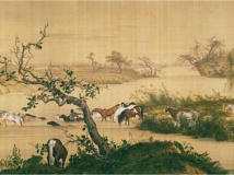 清.郎世宁《百骏图》